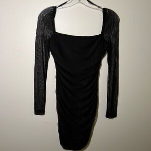 Princess Polly dress with sheer sleeves. Tags still on.